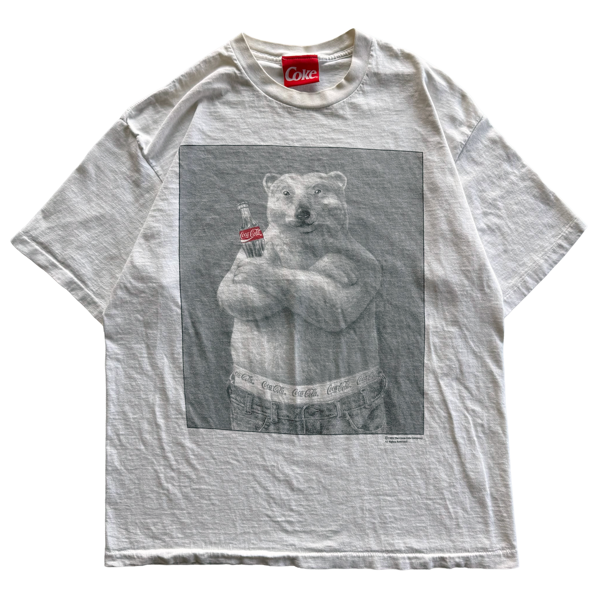 Vintage 1995 Coca Cola Coke Polar Bear Tee