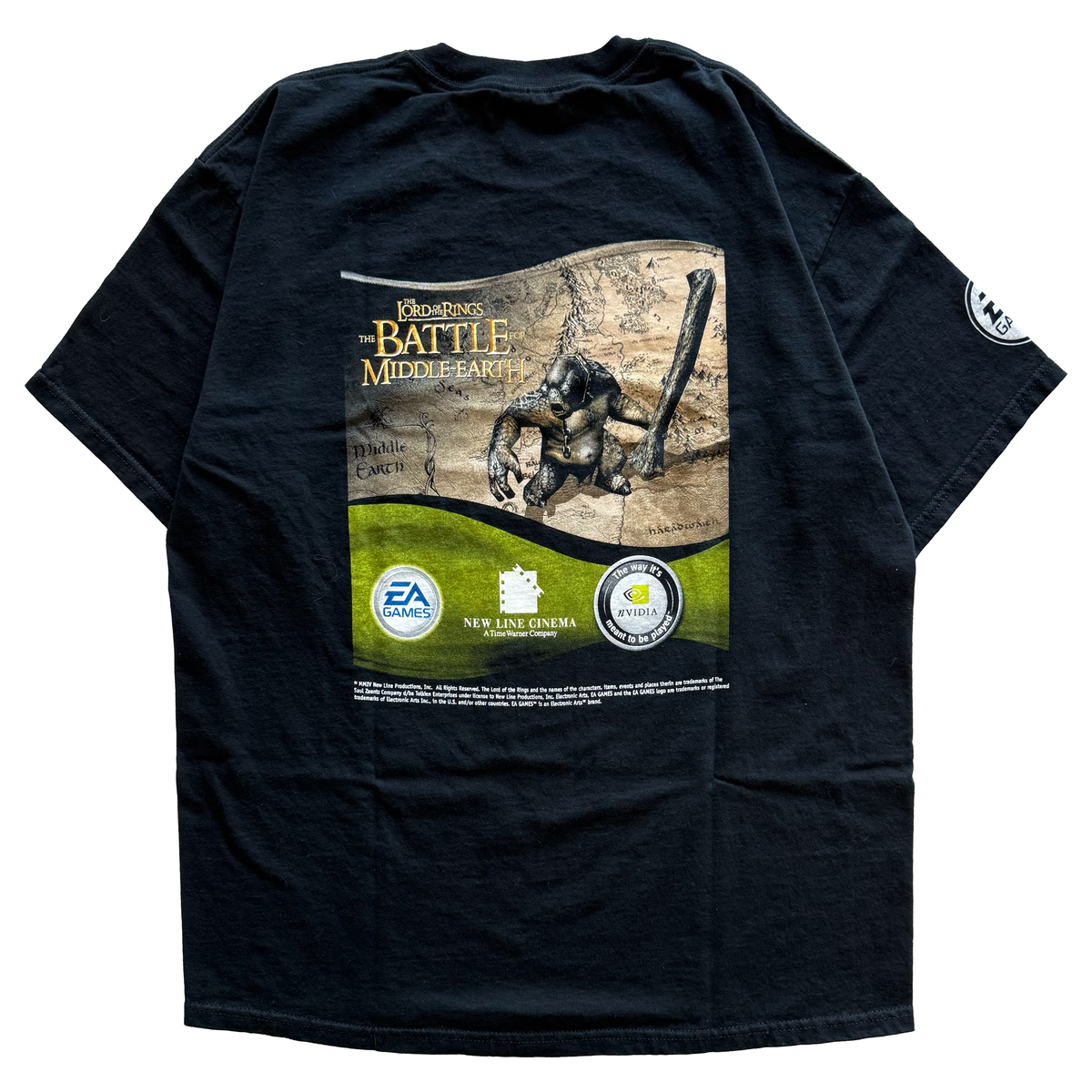 Vintage 2004 LOTR: The Battle for Middle Earth Promo Tee