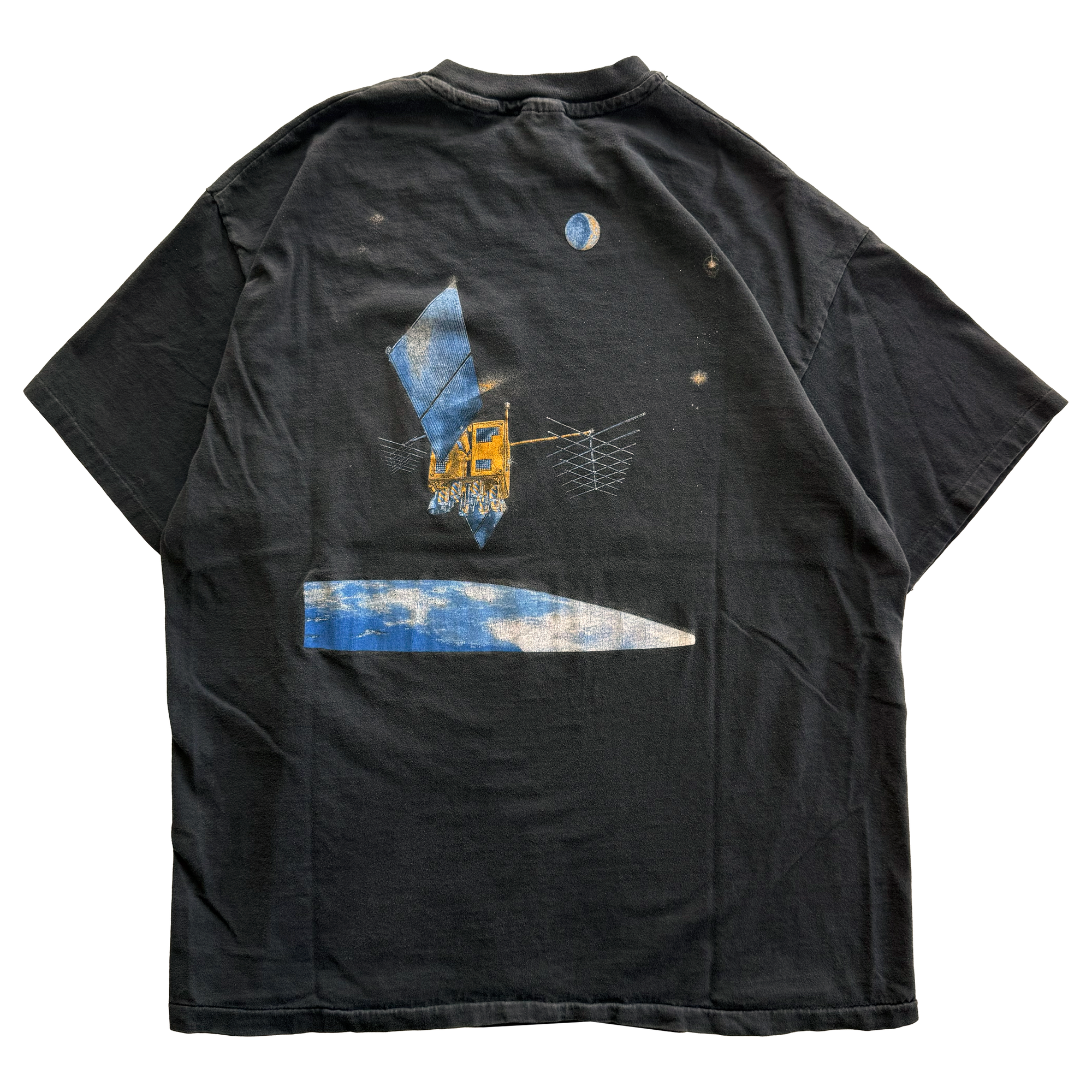 Vintage 1993 Navstar GPS Space Force Satellite Tee