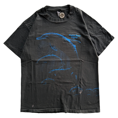 Vintage 1996 Dolphin Virginia Beach, VA Souvenir Nature Tee