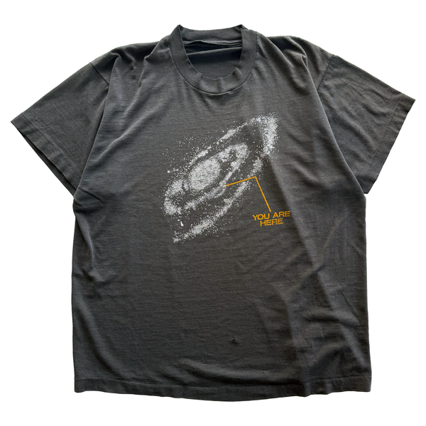 Vintage 1990s NASA You Are Here Galaxy Solar System Tee