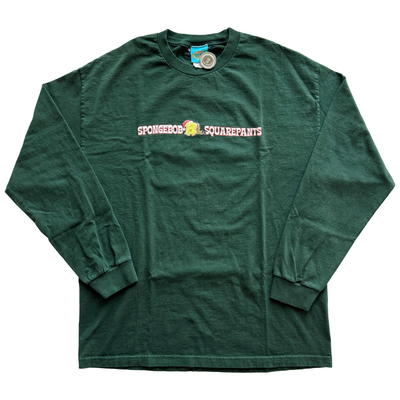 Vintage 2002 SpongeBob SquarePants Nickelodeon Christmas L/S Tee