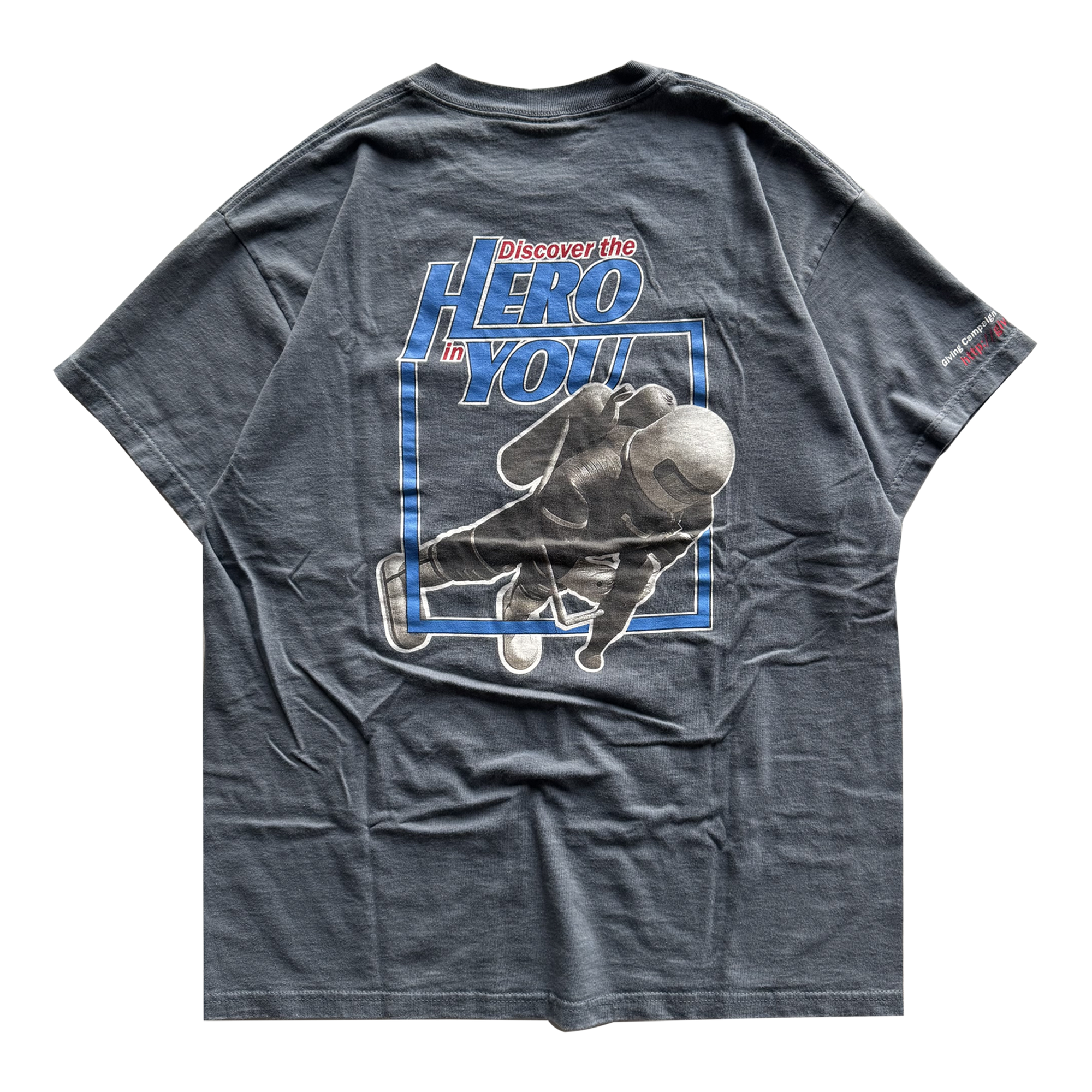 Vintage 2001 Microsoft Giving Campaign Hero Tee