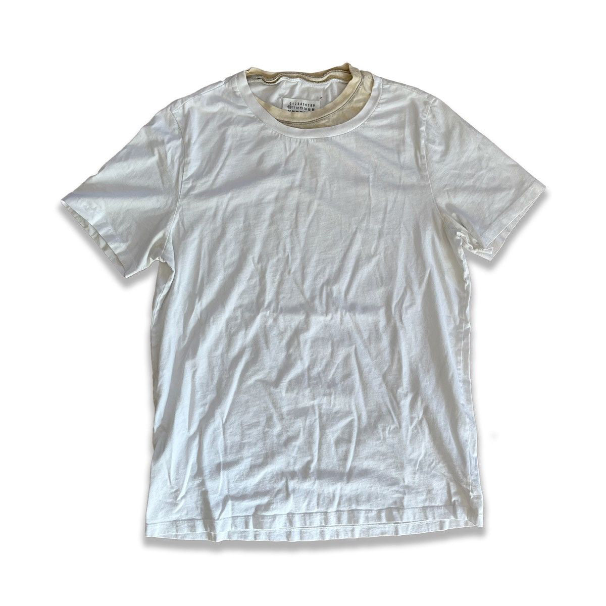 Maison Margiela FW17 Double Layered Neck Tee