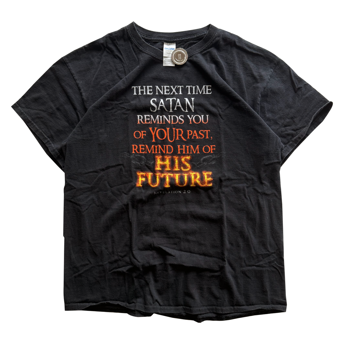 Vintage Y2K Revelations Jesus Tee