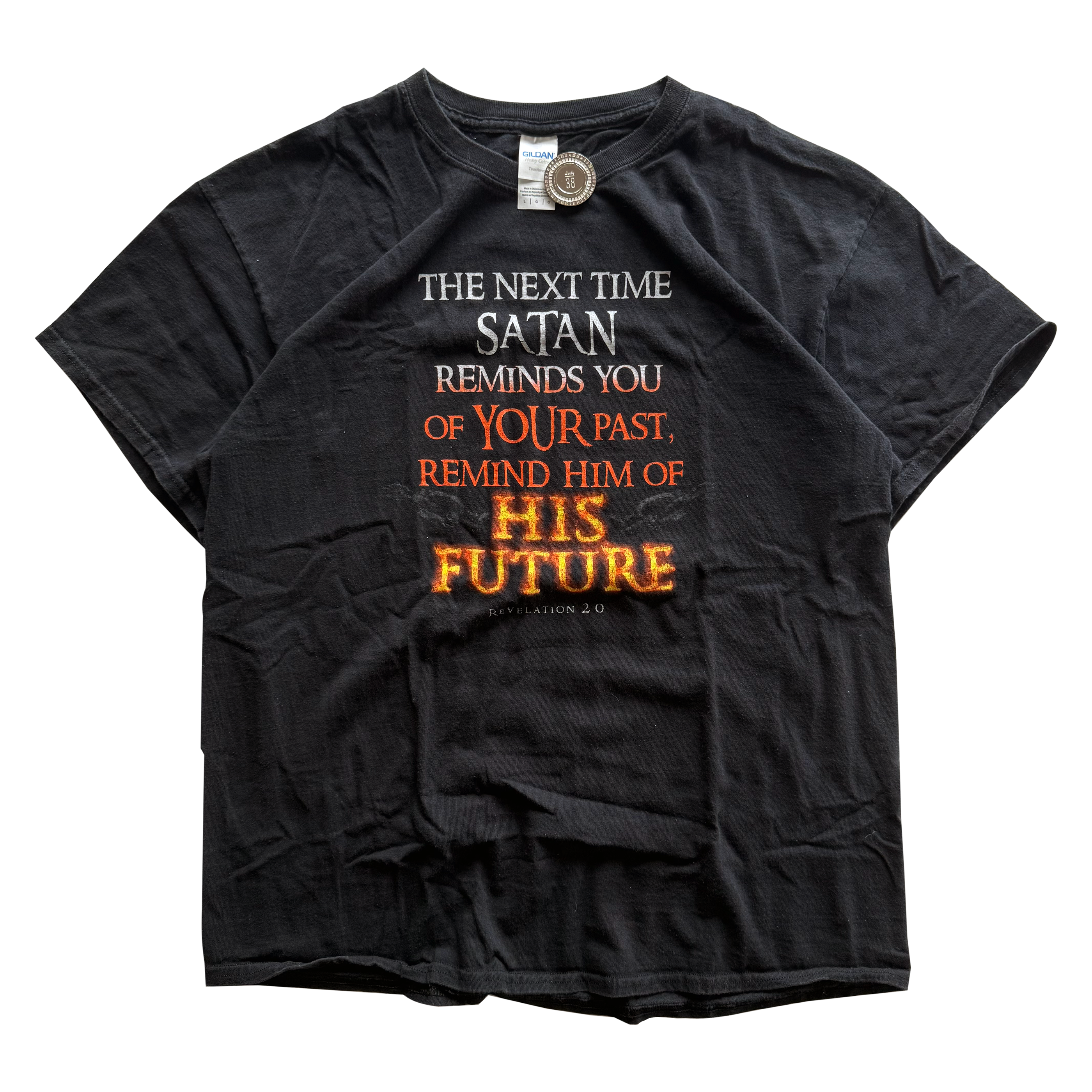 Vintage Y2K Revelations Jesus Tee