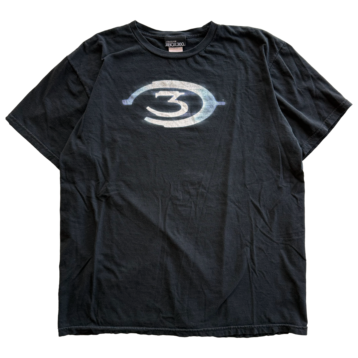 Vintage 2007 Halo 3 Logo Finish The Fight Promo Tee