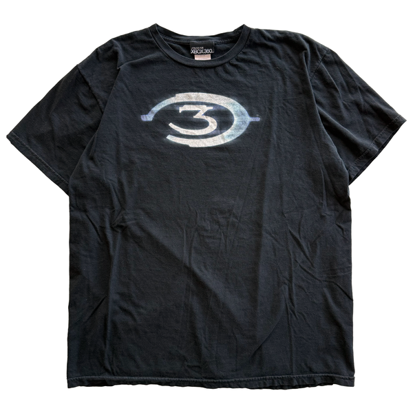 Vintage 2007 Halo 3 Logo Finish The Fight Promo Tee