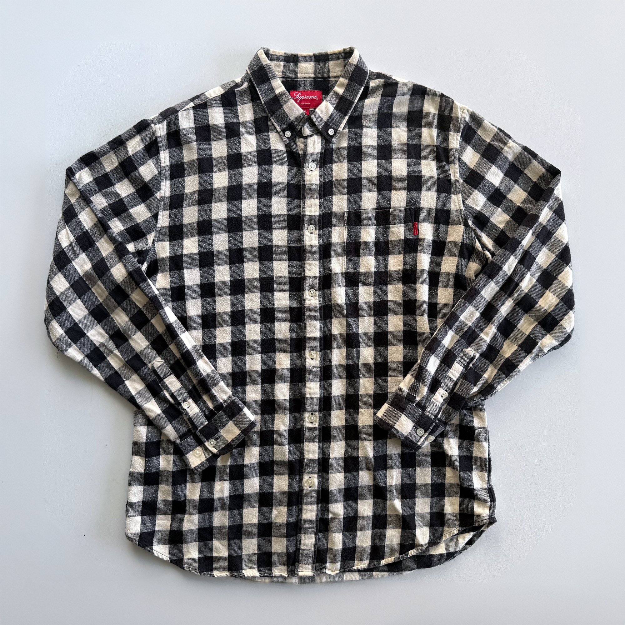 Supreme FW15 Small Buffalo Flannel Shirt