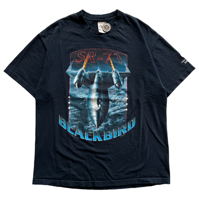 Vintage 1998 Lockheed SR-71 Blackbird Museum Souvenir Tee