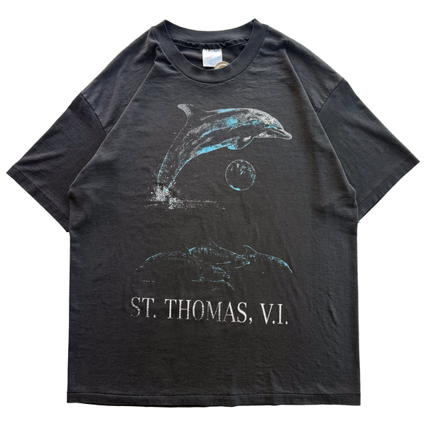 Vintage 1993 St. Thomas Virgin Islands Dolphin Souvenir Tee