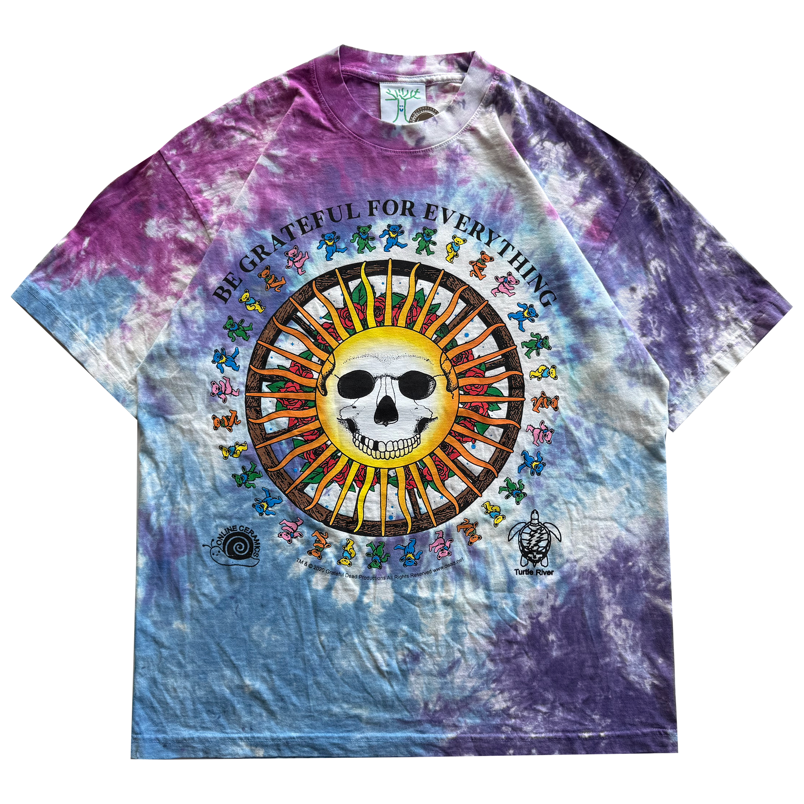 Online Ceramics 2020 Grateful Dead Tie Dye Tee
