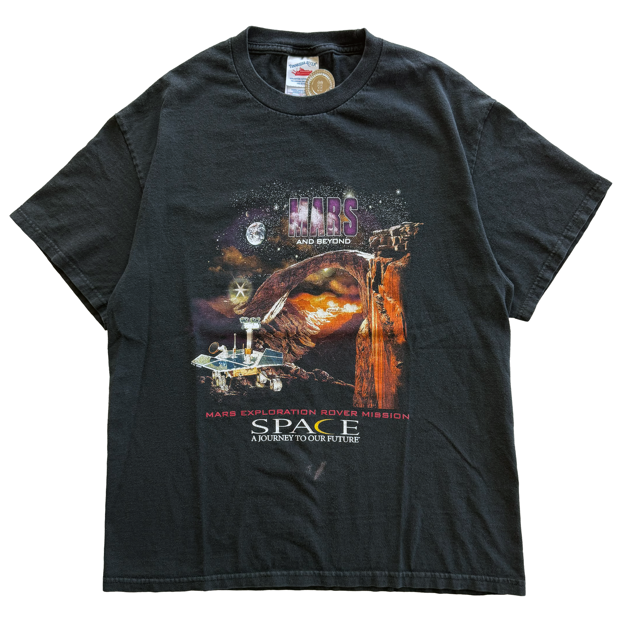 Vintage 2003 NASA Mars & Beyond Exploration Mission Tee