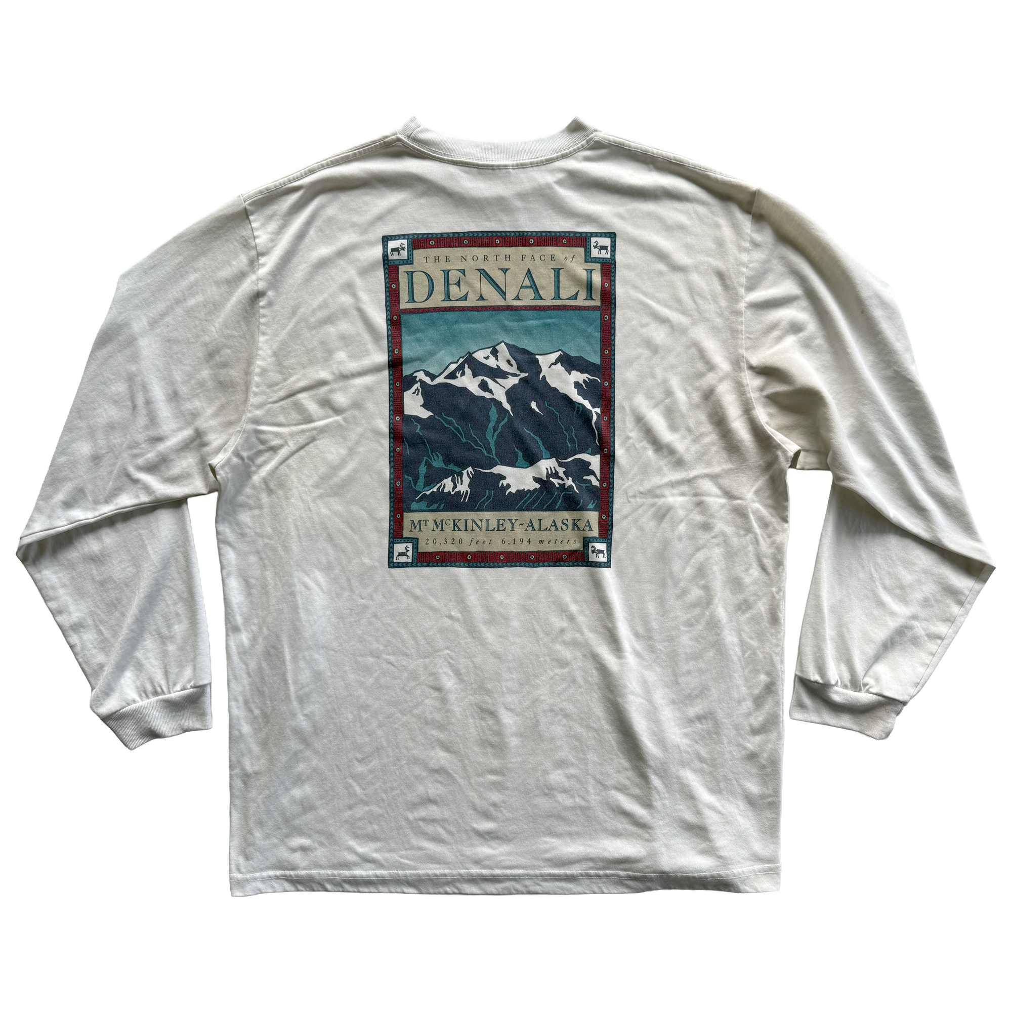 Vintage 1990s The North Face Denali Mt. McKinley L/S Tee