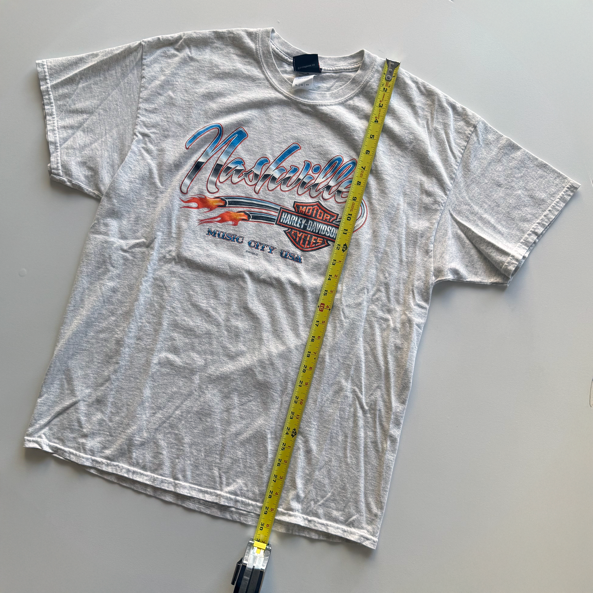 Vintage 2013 Harley Davidson Nashville Music City Tee