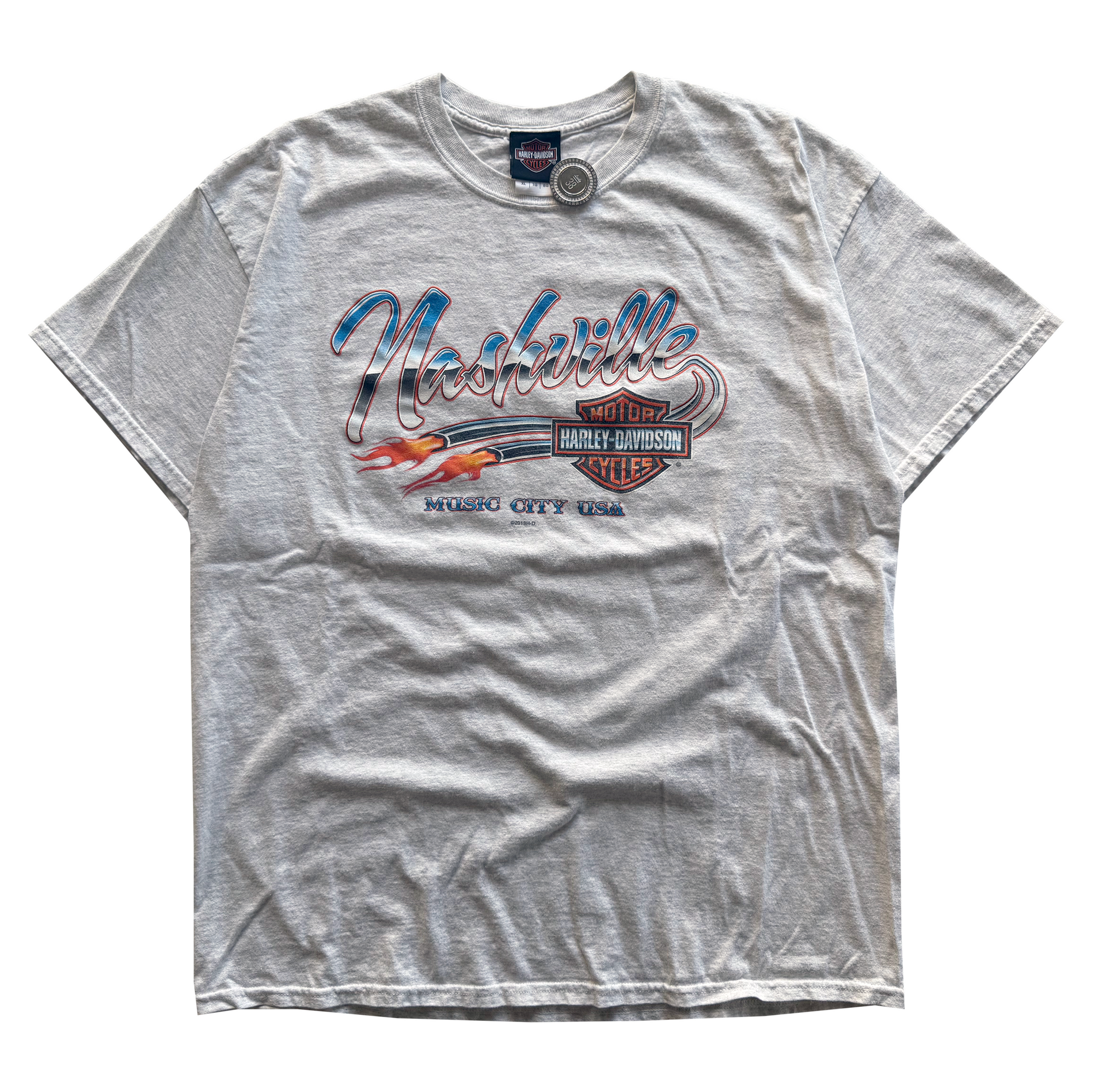 Vintage 2013 Harley Davidson Nashville Music City Tee