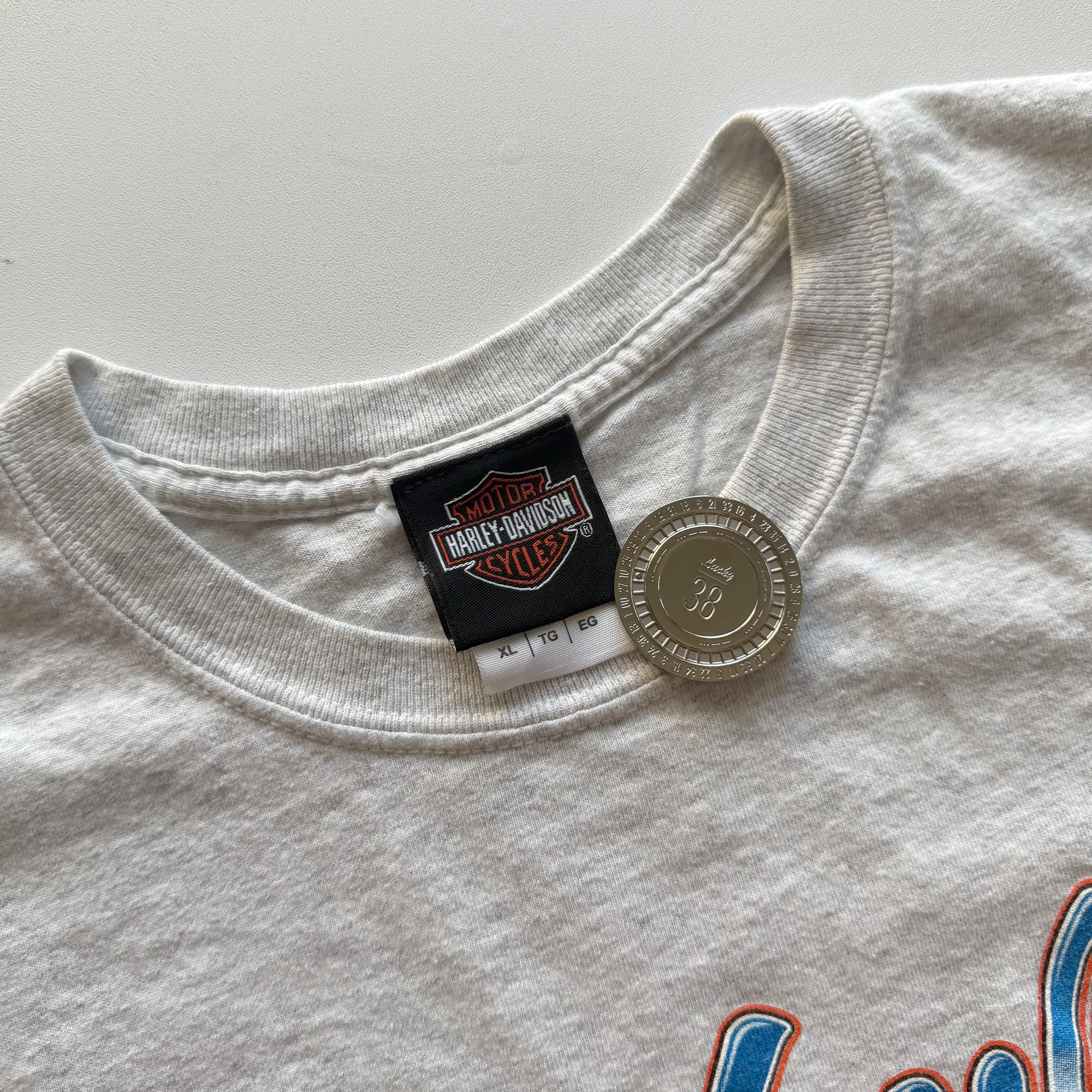 Vintage 2013 Harley Davidson Nashville Music City Tee