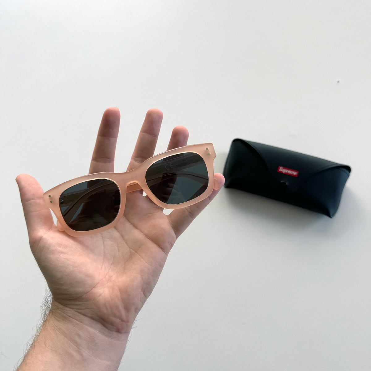 Supreme SS25 Avon Sunglasses (Dusty Pink)