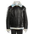 Balenciaga $6000 Graffiti Painted Shearling Leather Jacket