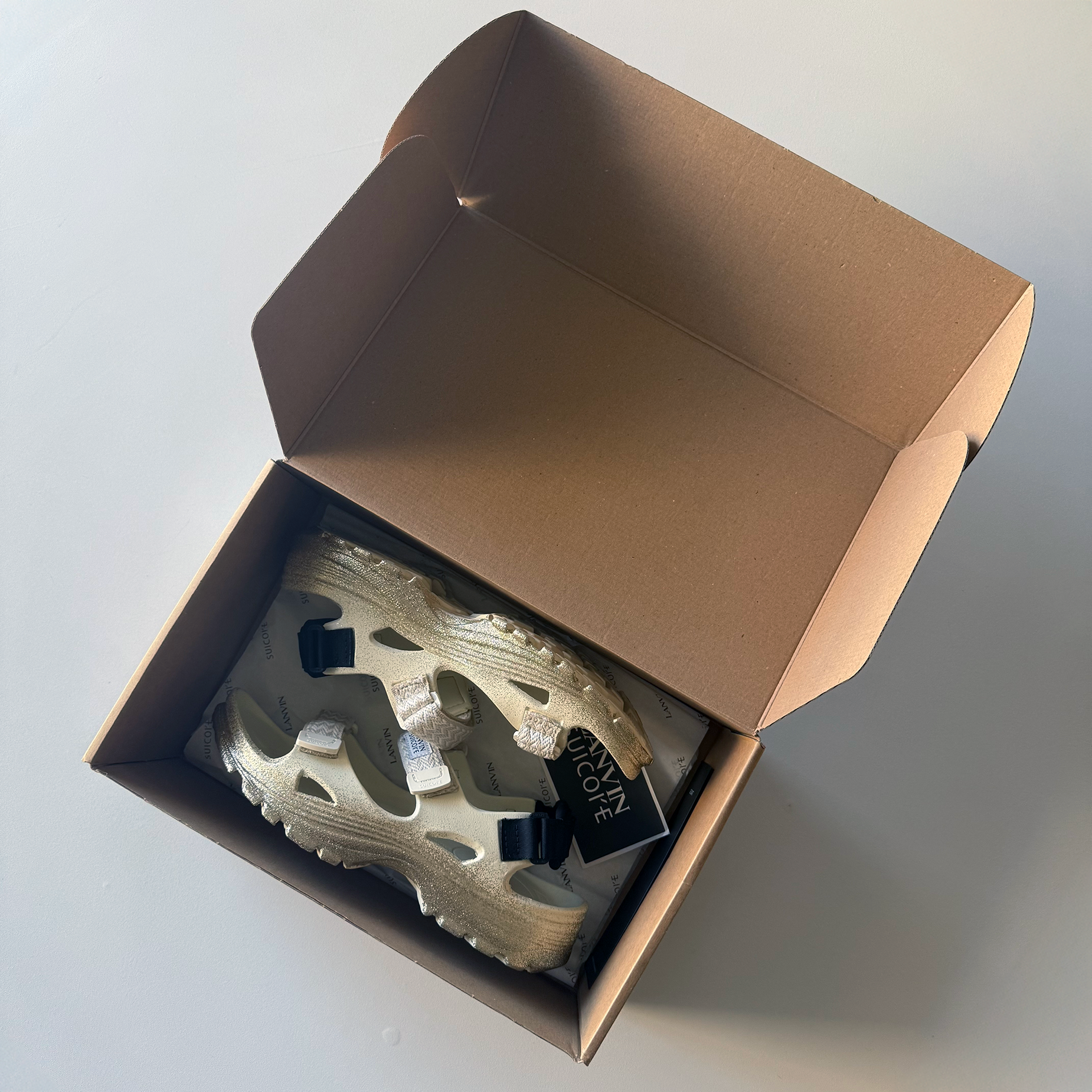 Lanvin × Suicoke 2023 WAKE Curb Sandal Slides (Size 11)