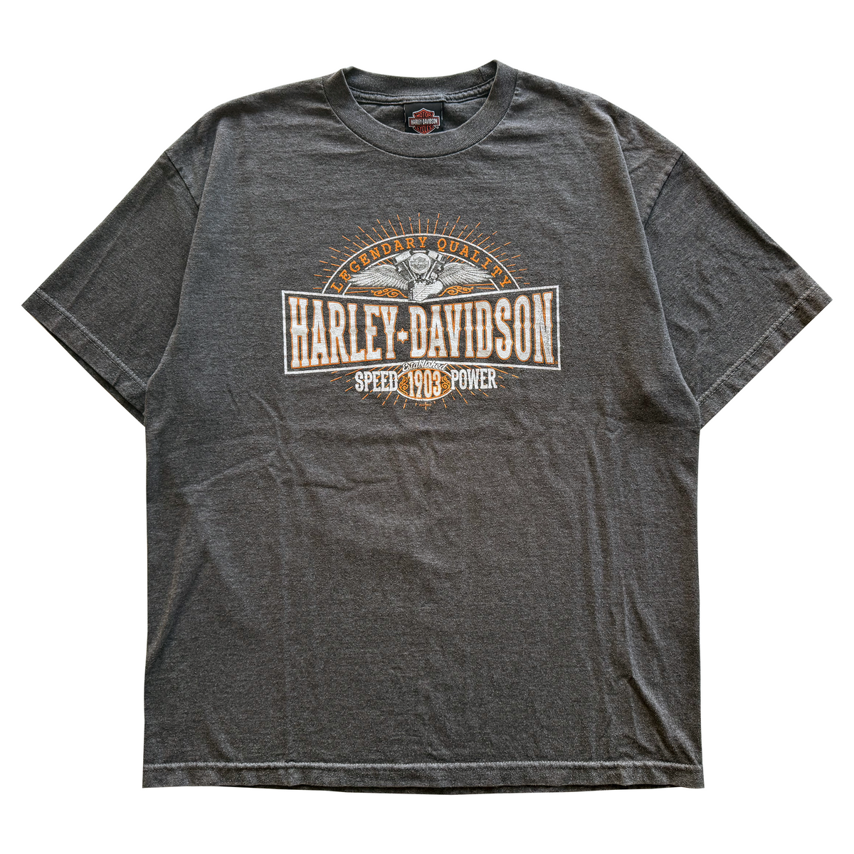 Vintage Harley Davidson 2015 Angel Wings Tee