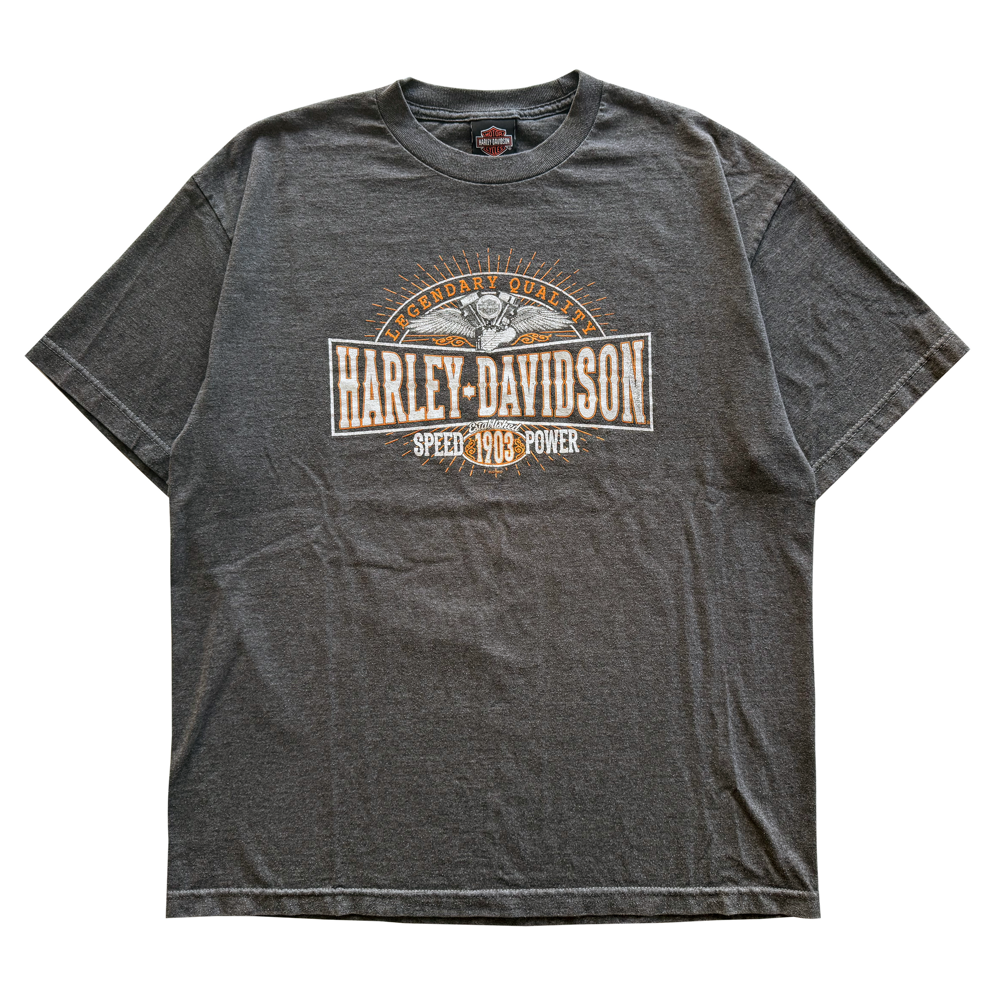 Vintage Harley Davidson 2015 Angel Wings Tee