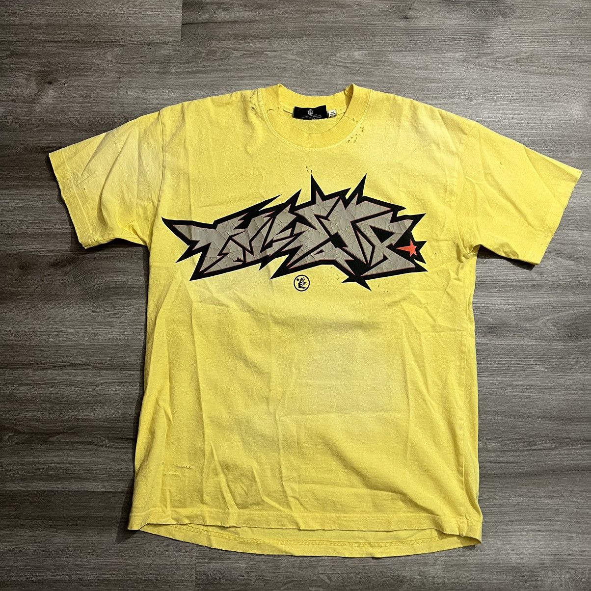 Hellstar Crack Print Logo Unreleased Tee