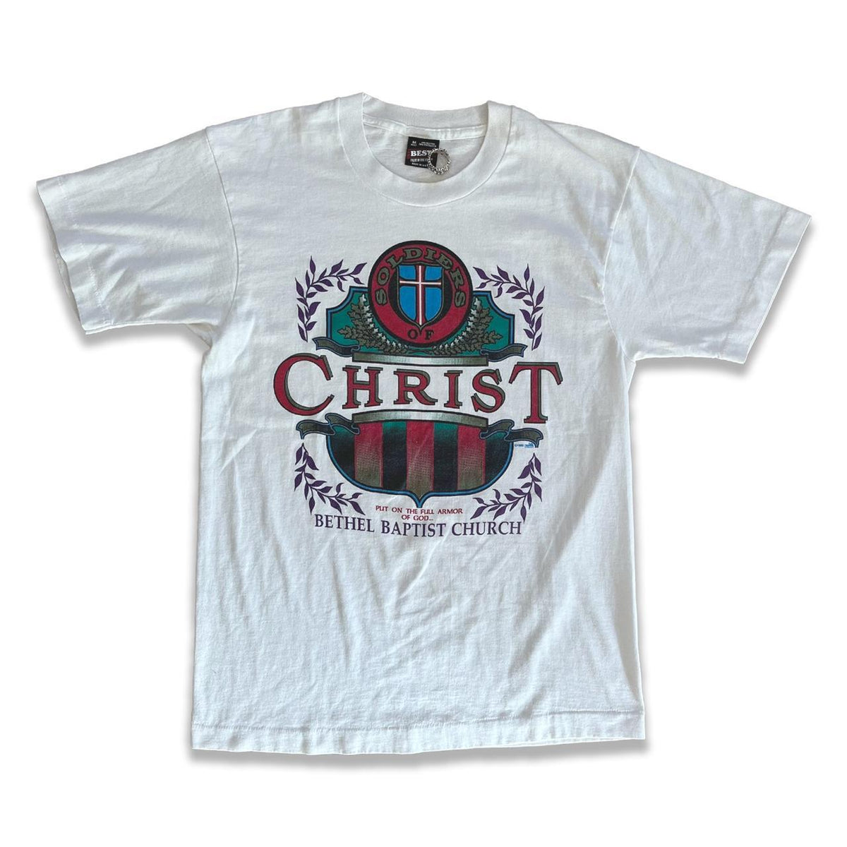 Vintage 1992 Soldiers of Christ Tee