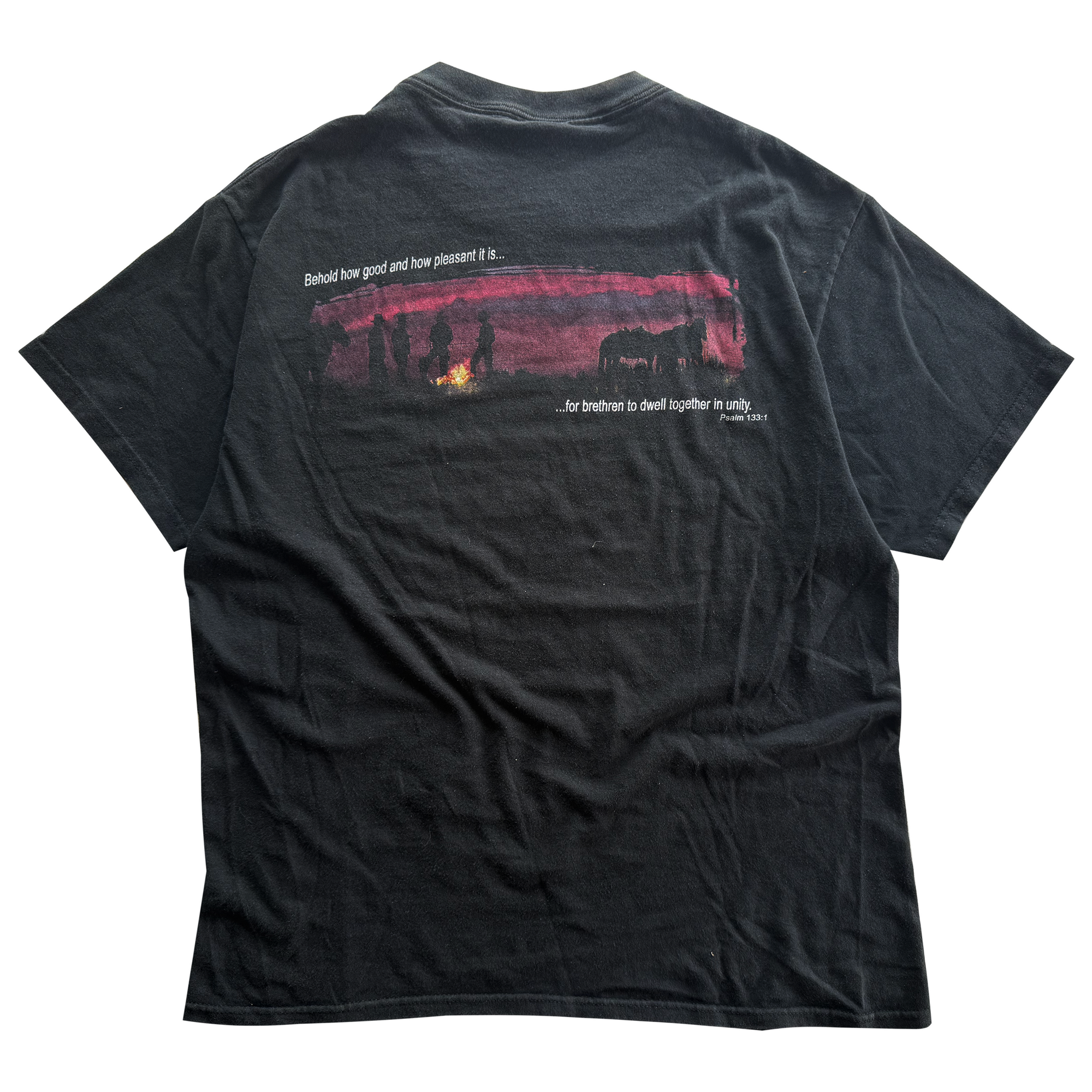 Vintage Cowboy Up Christian Tee