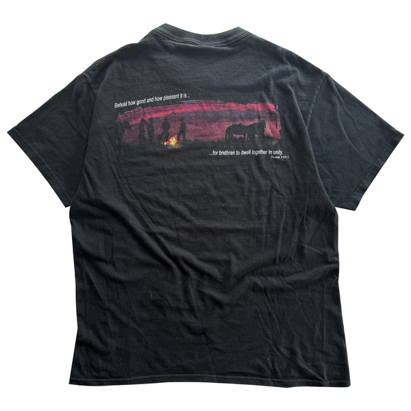 Vintage Cowboy Up Christian Tee