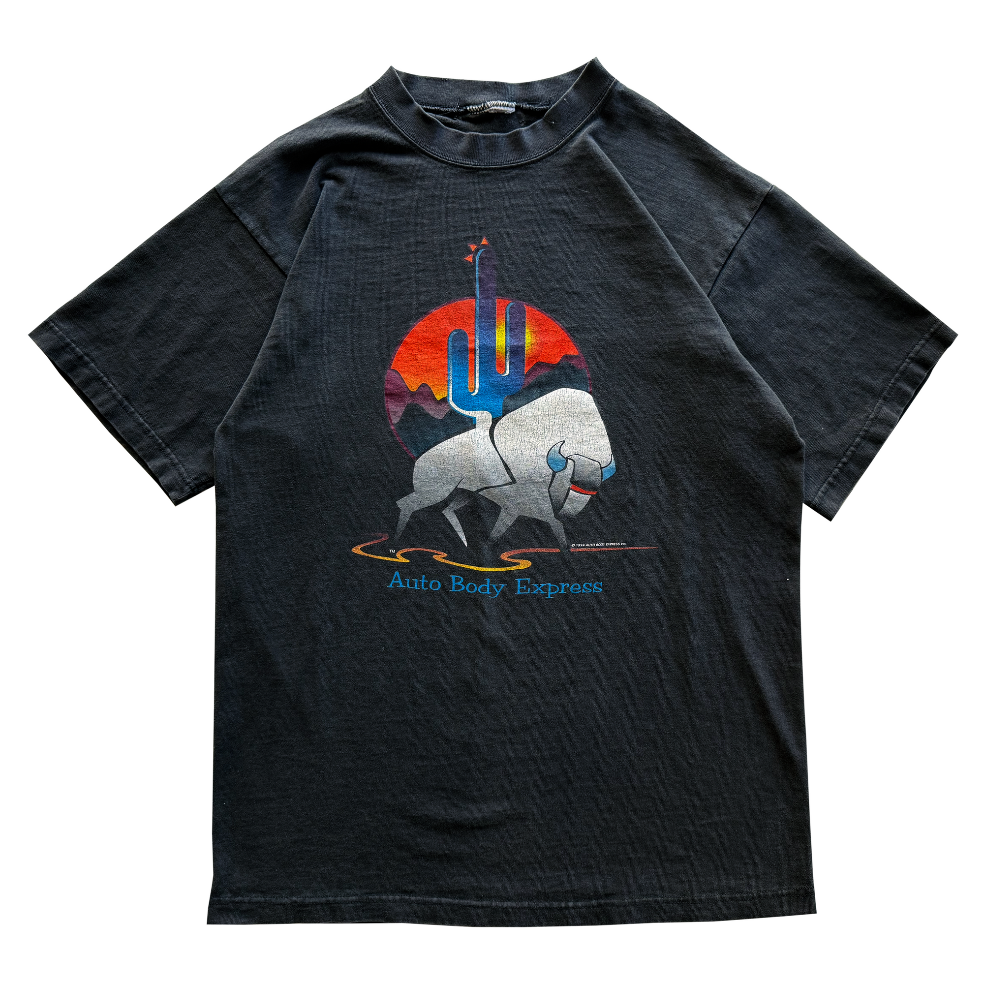 Vintage 1994 Vintage Auto Body Express Buffalo Cactus Tee