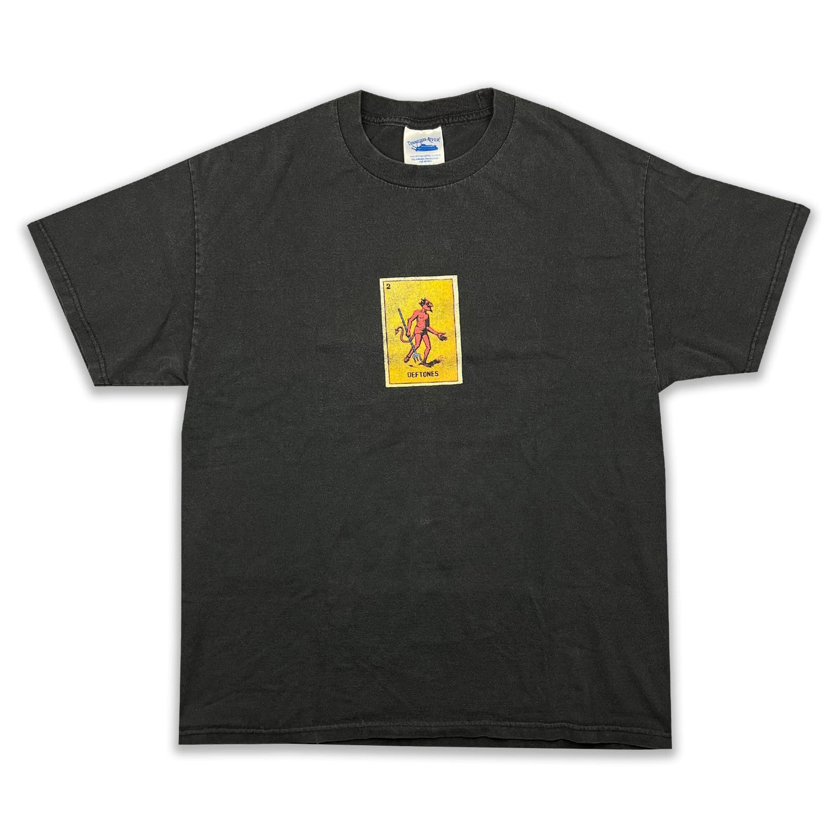 Vintage 2000s Deftones Devil Tarot Card Tee