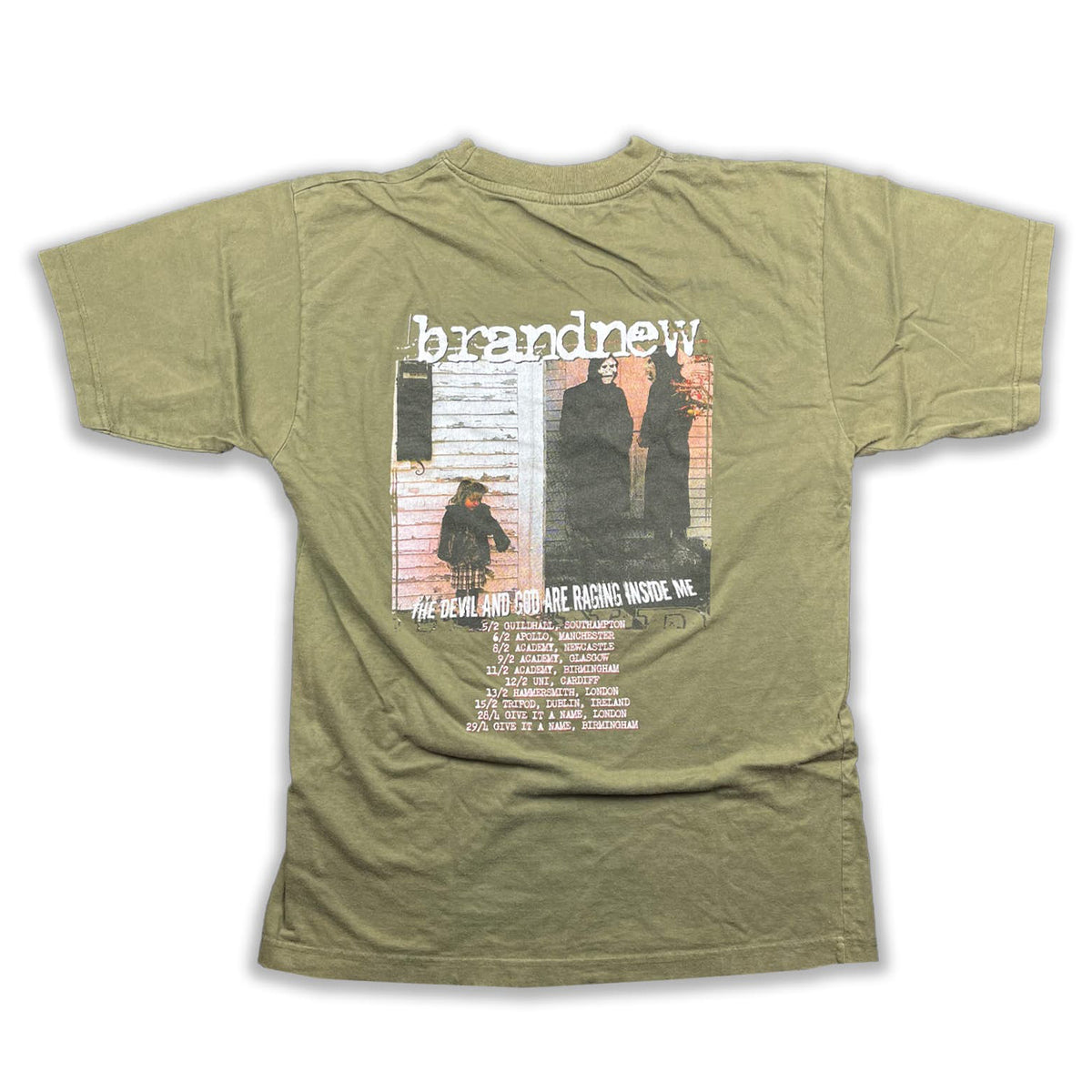 Vintage 2006 Brand New Band "TDAG" UK Tour Tee
