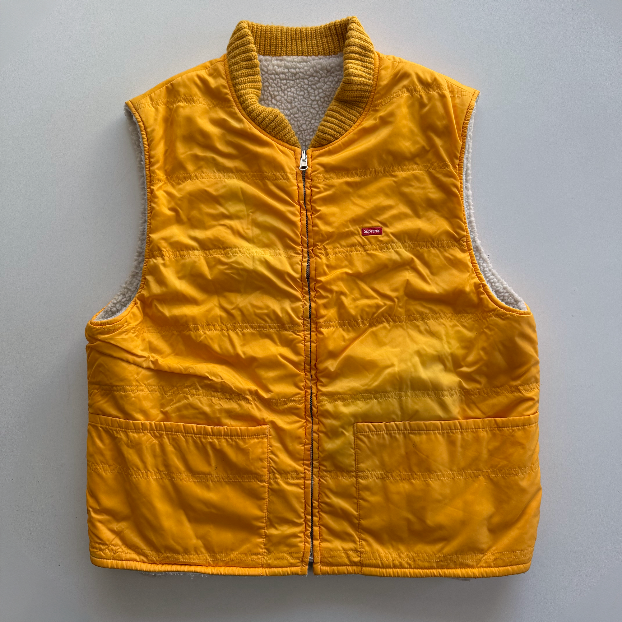 Supreme FW16 Sherpa Fleece Reversible Work Vest