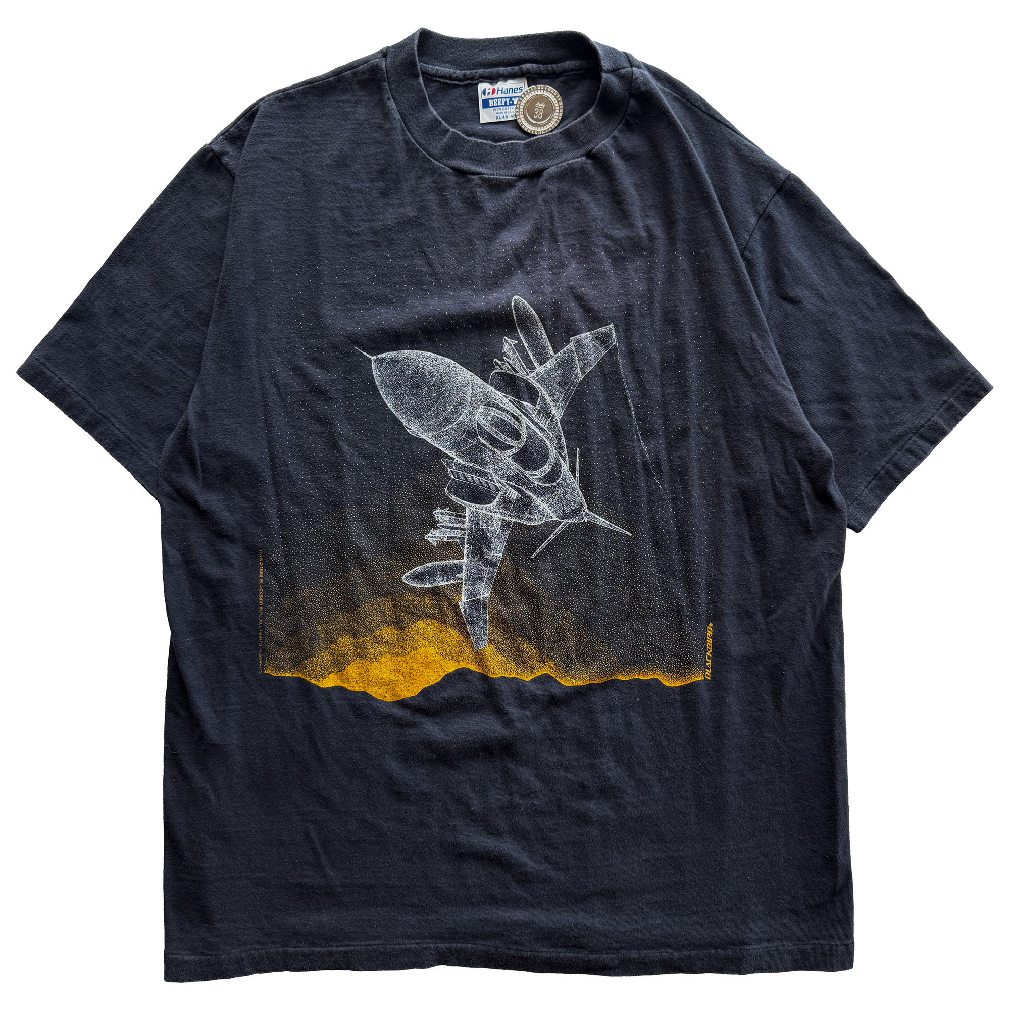 Vintage 1986 Blackbird F-4 Phantom II Fighter Jet Tee