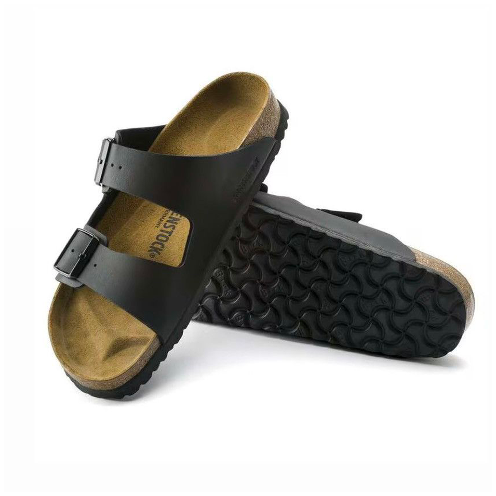 Birkenstock Arizona Black Sandals (Size 10)