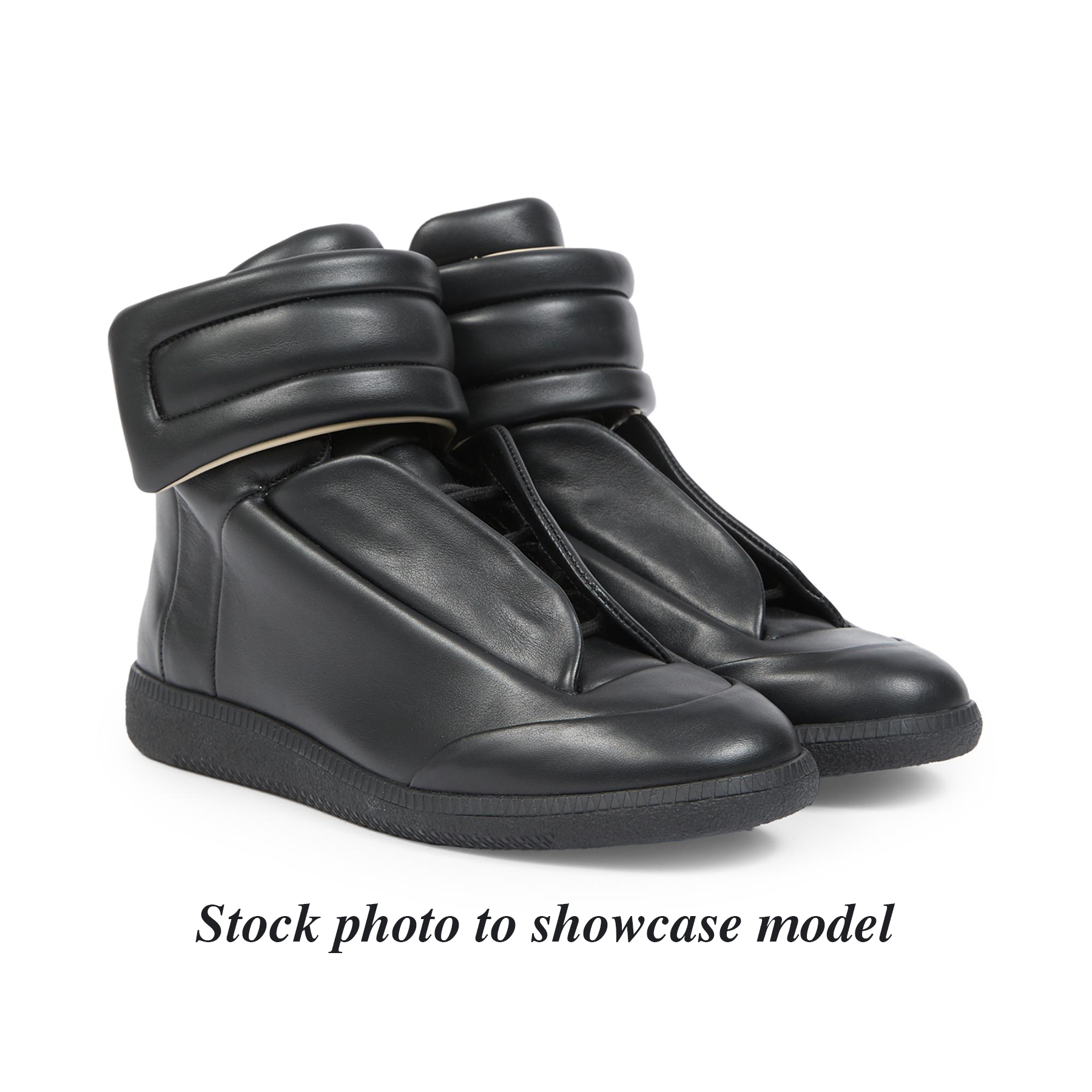 Maison Margiela Future Leather High Sneakers $1190 (EU 42)