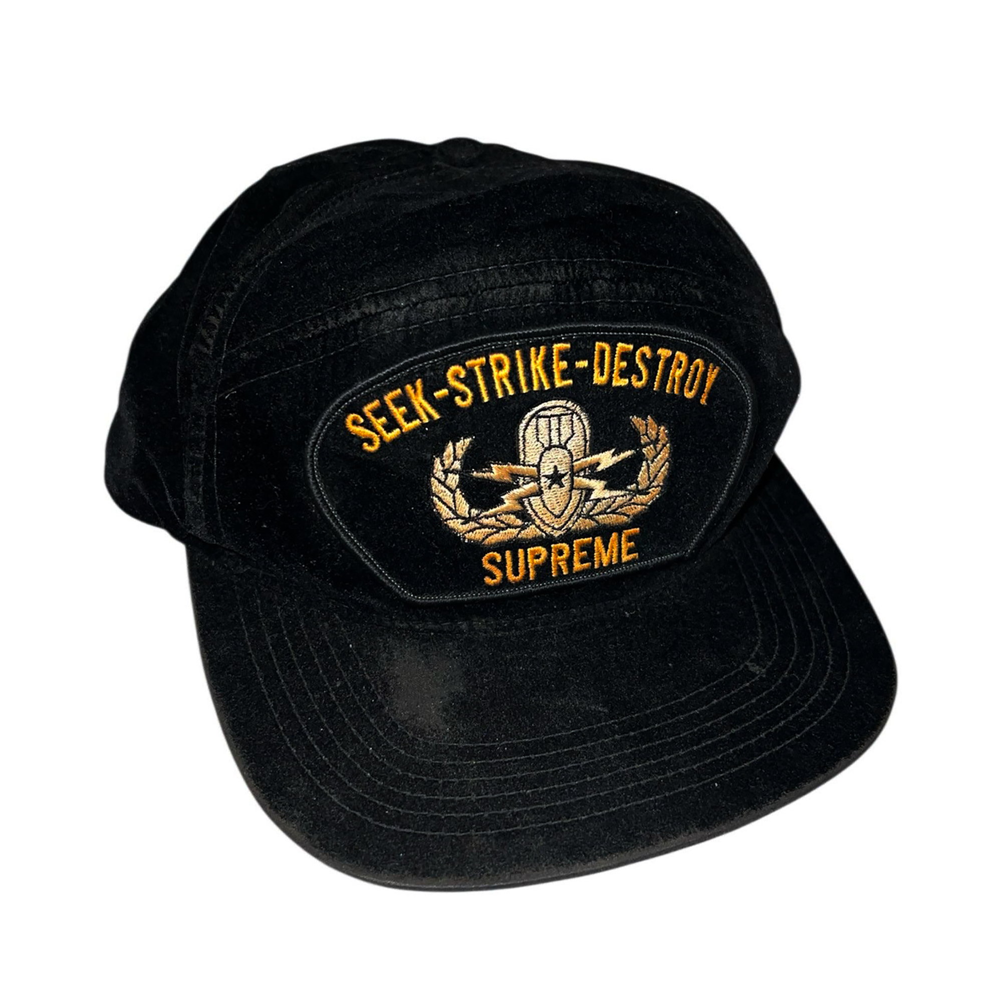 Supreme FW09 Seek & Destroy Velvet Hat