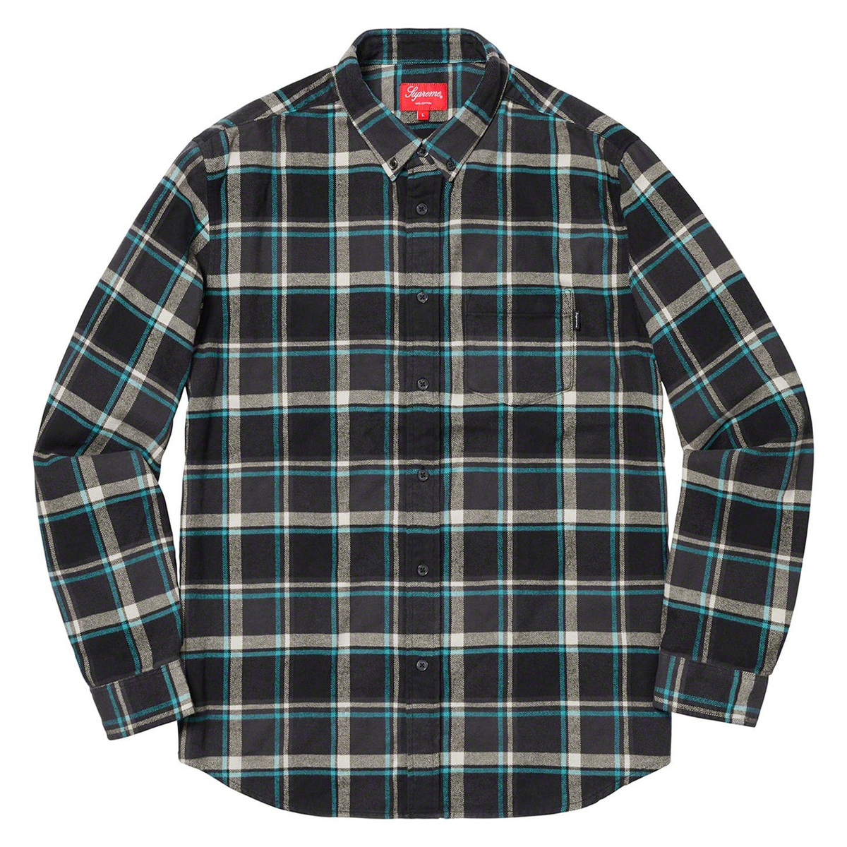 Supreme SS19 Plaid Flannel Button Up Shirt