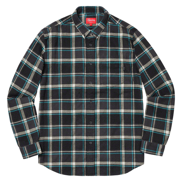 Supreme SS19 Plaid Flannel Button Up Shirt