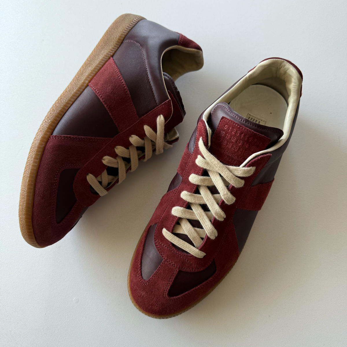 Maison Margiela 2015 Burgundy Oxblood GATs