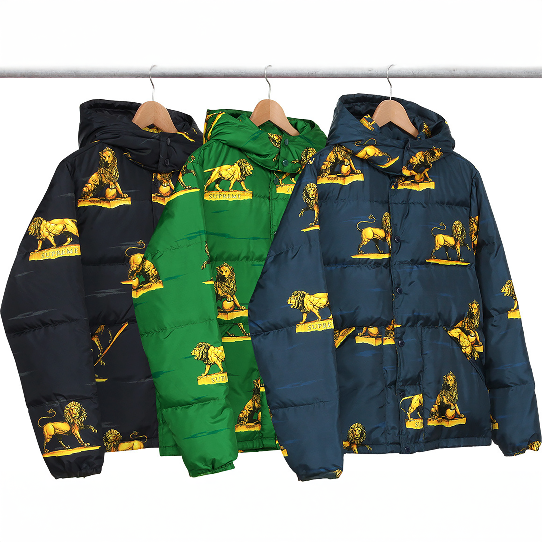 Supreme FW13 Lions Puffy Jacket