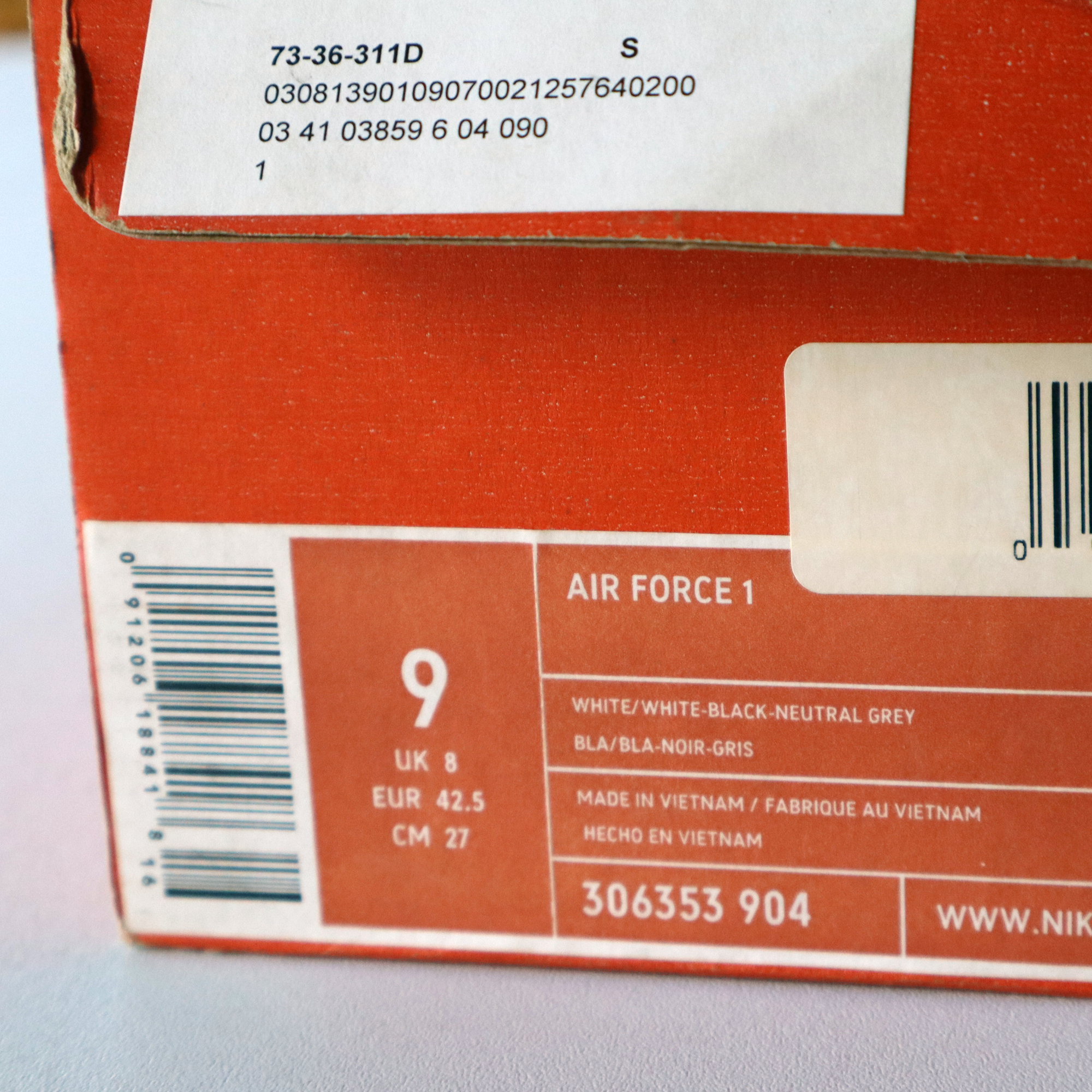 Nike 2005 Air Force 1 AF1 Brand New (Size 9)