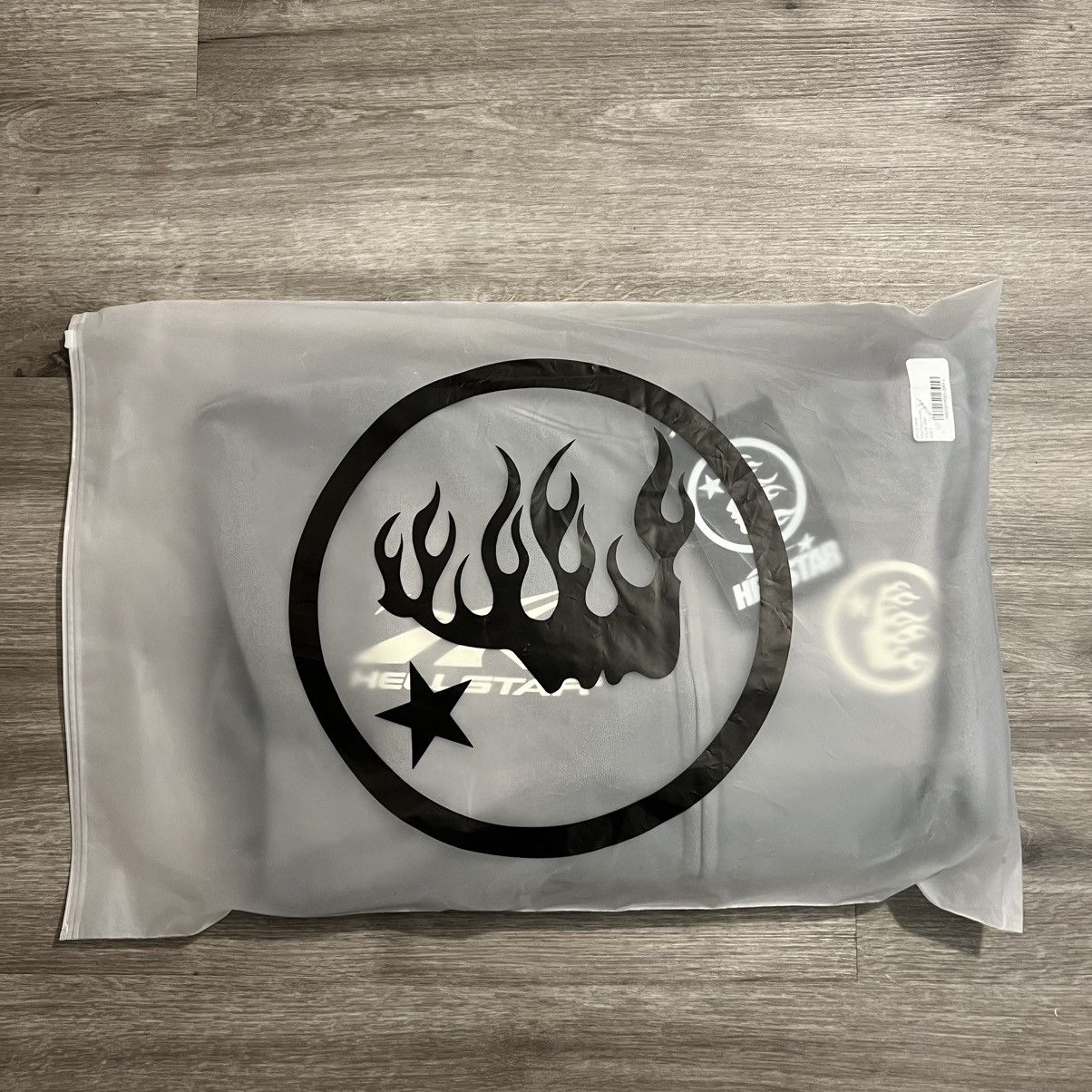 Hellstar SS24 Logo Zip Up Sweatshirt (Blue, Brown, Grey)