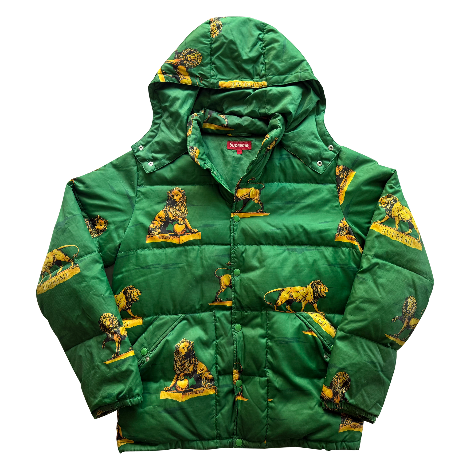 Supreme FW13 Lions Puffy Jacket
