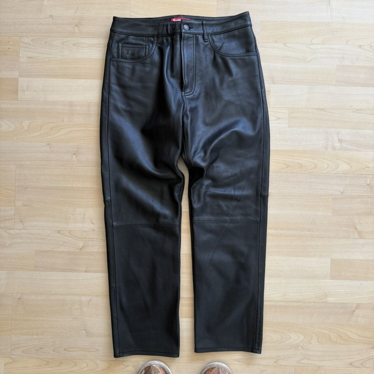 Supreme FW22 Leather 5-Pocket Jeans