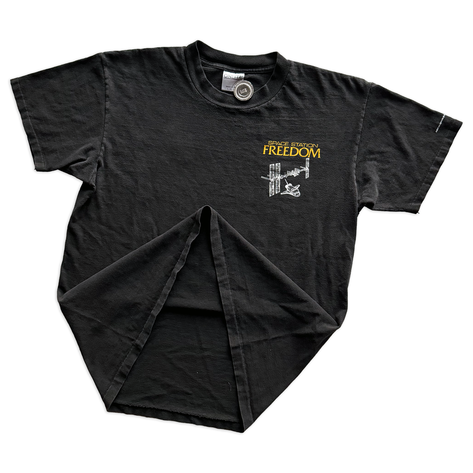 Vintage 1992 Blackbird Space Station Freedom ISS Tee