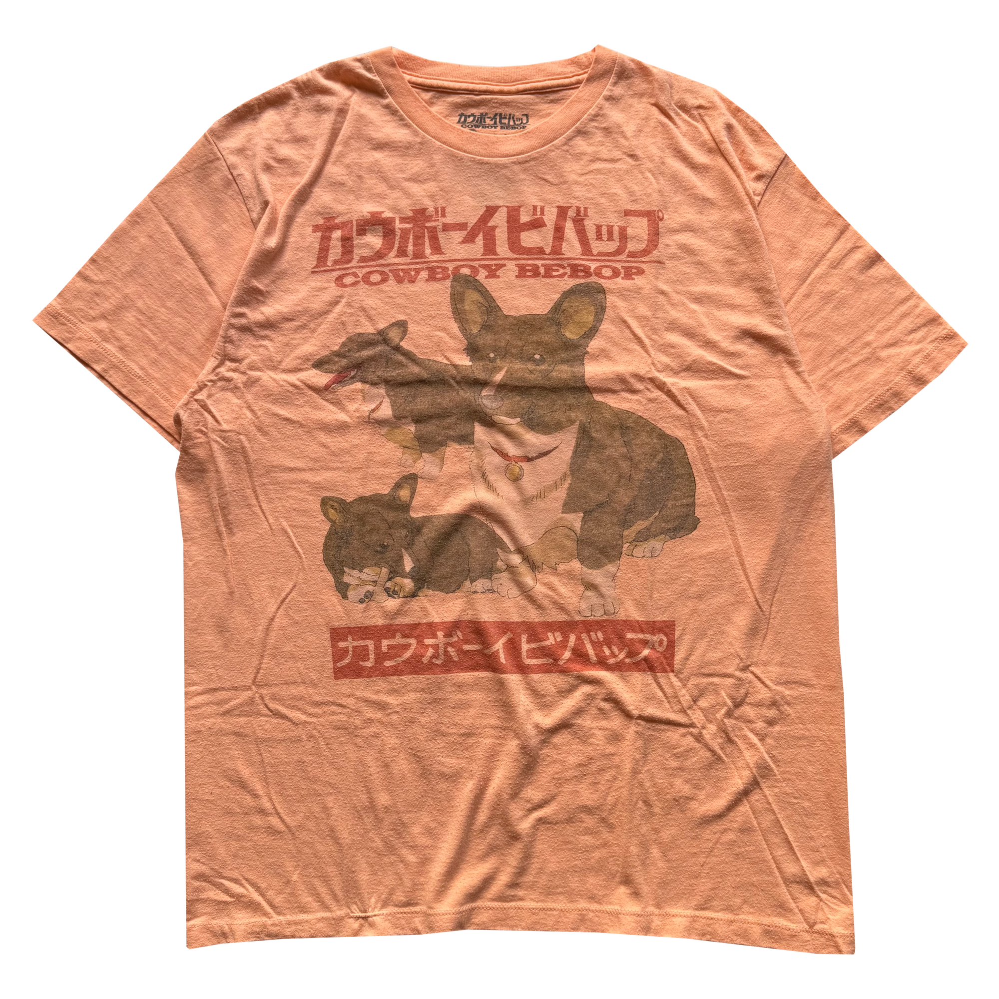 Vintage 2010s Cowboy Bebop Ein Corgi Sunrise Funimation Tee (Large)