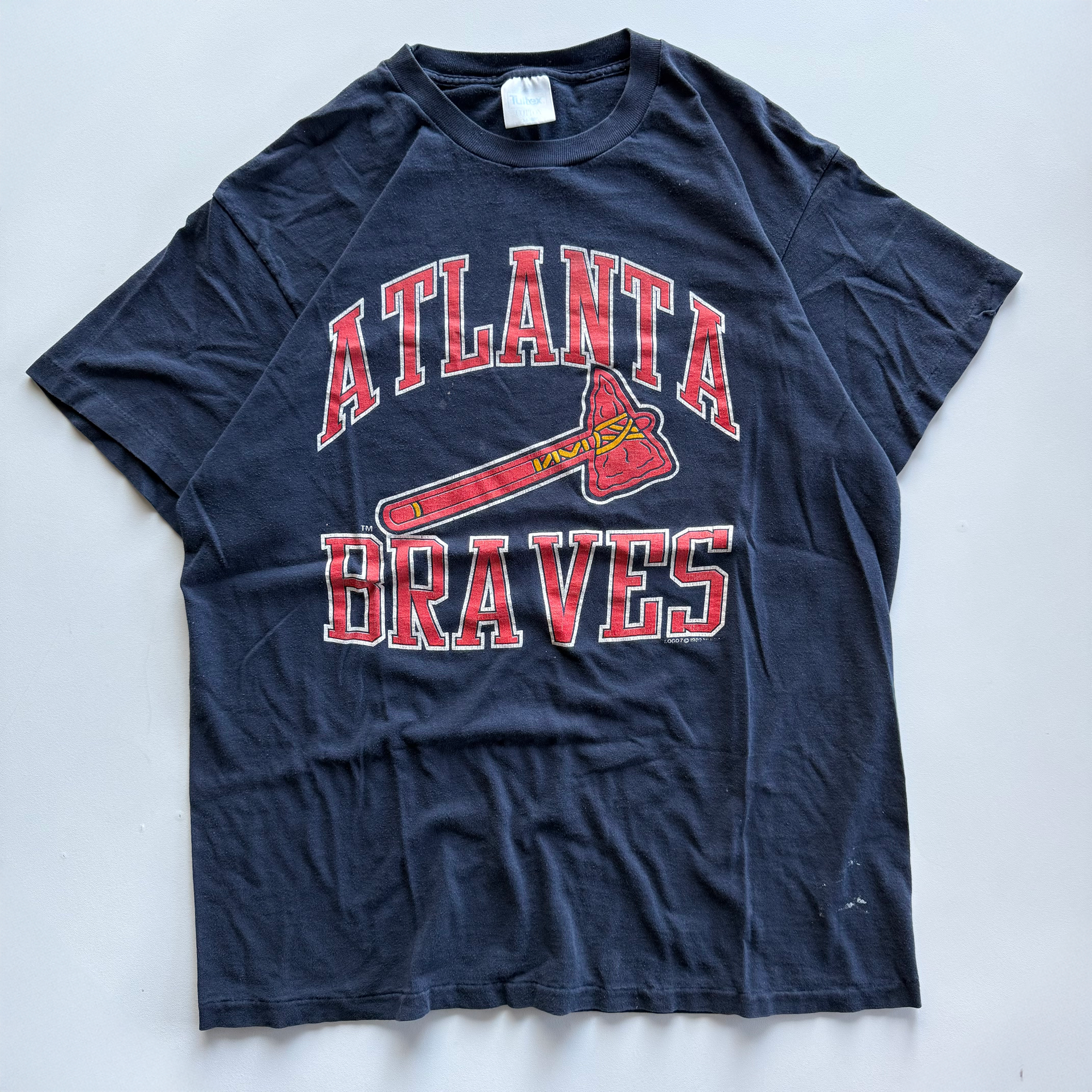 Vintage 1989 Atlanta Braves MLB Baseball Tee