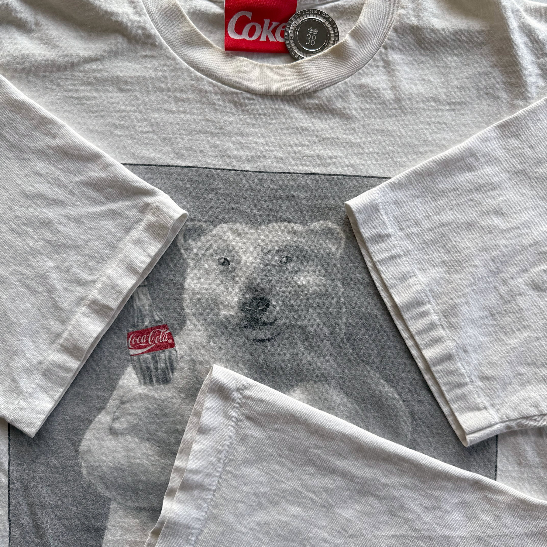 Vintage 1995 Coca Cola Coke Polar Bear Tee